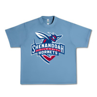 Pebble Blue Shenandoah University Hornets Urban Heavy Tee - lanVoArt