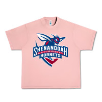 Salmon Shenandoah University Hornets Urban Heavy Tee - lanVoArt