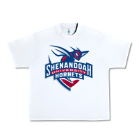 White Shenandoah University Hornets Urban Heavy Tee - lanVoArt