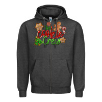 Charcoal Heather The Cookie Crew Christmas Zipper Hoodie - LillyAllenDesigns