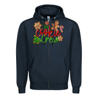 Navy The Cookie Crew Christmas Zipper Hoodie - LillyAllenDesigns