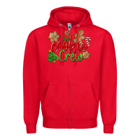 Red The Cookie Crew Christmas Zipper Hoodie - LillyAllenDesigns