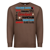 Chestnut baseball typography words Premium Sweatshirt - Artiststas