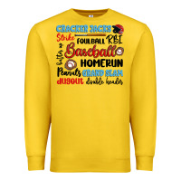 Lemon baseball typography words Premium Sweatshirt - Artiststas