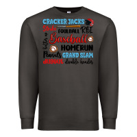 Smoke baseball typography words Premium Sweatshirt - Artiststas