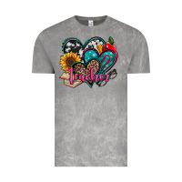 Cloud Rock teacher hearts Vintage Tee - Jasminsmagicworld