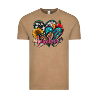 Vintage Coffee teacher hearts Vintage Tee - Jasminsmagicworld