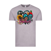 Vintage Zinc teacher hearts Vintage Tee - Jasminsmagicworld