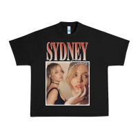 Black sydney sweeney Urban Heavy Tee - lanVoArt