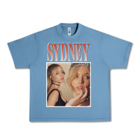 Pebble Blue sydney sweeney Urban Heavy Tee - lanVoArt