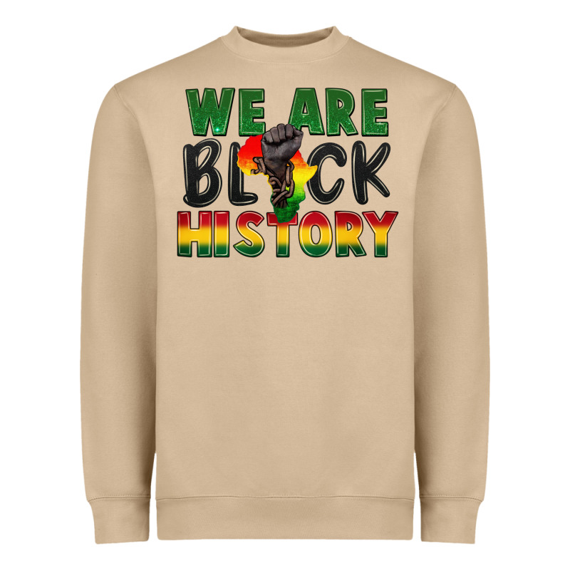 We Are Black History Heavyweight Sweatshirt by FaDigitalArtStudio | Teevron