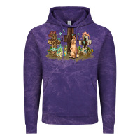 Cloud Purple Western rabbit bunny with crosses Easter Day Vintage Hoodie - HowdyJamesFarm