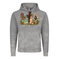 Cloud Rock Western rabbit bunny with crosses Easter Day Vintage Hoodie - HowdyJamesFarm