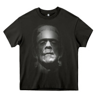 Asphalt frankenstein monster boris karloff face Heavy Core Tee - lanVoArt
