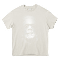 Cream frankenstein monster boris karloff face Heavy Core Tee - lanVoArt