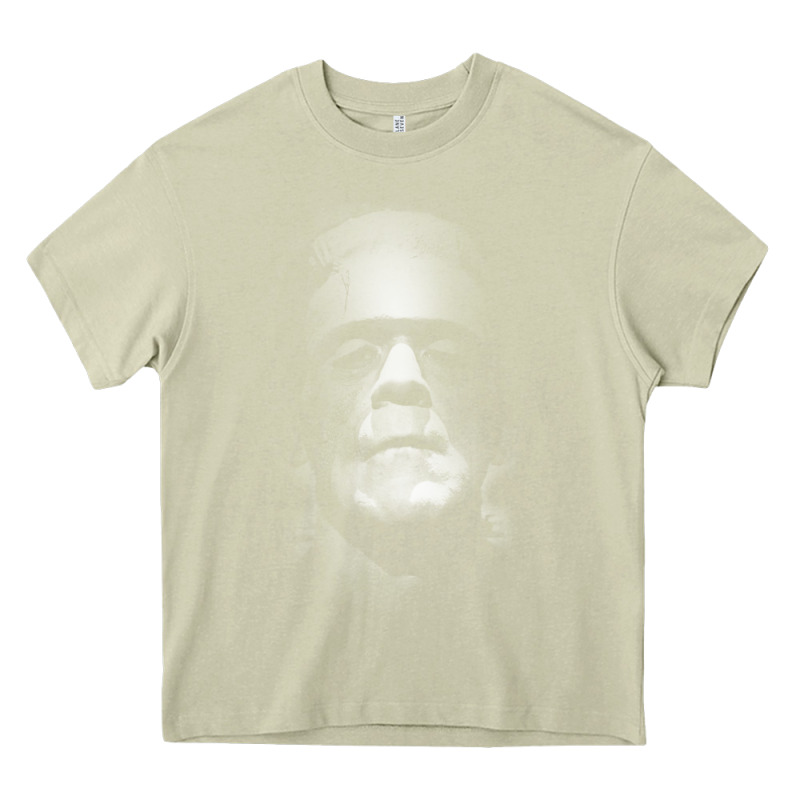 Frankenstein Monster Boris Karloff Face Heavy Core Tee by lanVoArt | Teevron