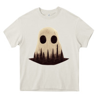 Cream forrest ghost Heavy Core Tee - lanVoArt