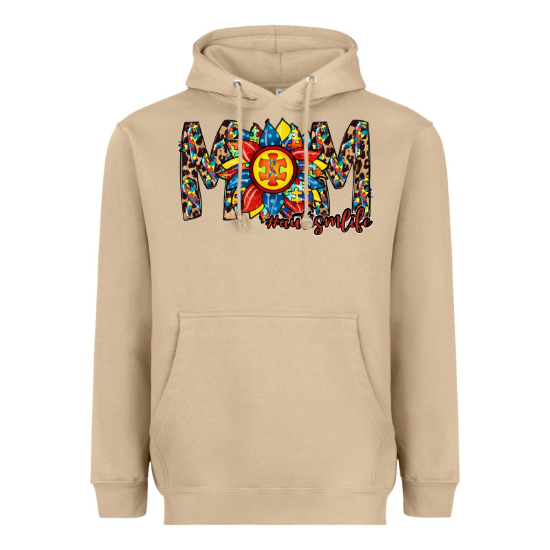 Mom Autism Heavyweight Hoodie by RacoonDesign | Teevron