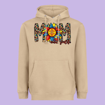 Mom Autism Heavyweight Hoodie Designed By Racoondesign