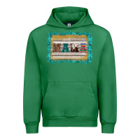 Emerald western turquoise's mama background Urban Hoodie - BarkalooDesign