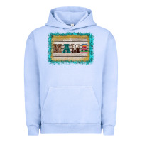 Western Turquoise's Mama Background Urban Hoodie | Teevron