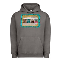 Pigment Tornado western turquoise's mama background Urban Hoodie - BarkalooDesign