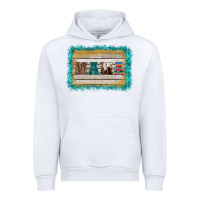 White western turquoise's mama background Urban Hoodie - BarkalooDesign