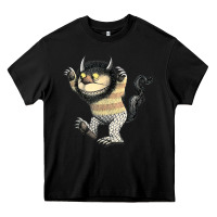 Black where the wild things are carol Heavy Core Tee - lanVoArt