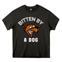Asphalt bitten by a dog angry dog bite funny gift Heavy Core Tee - lanVoArt