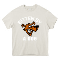 Cream bitten by a dog angry dog bite funny gift Heavy Core Tee - lanVoArt