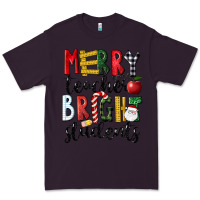 Plum Merry Teacher Bright Students Christmas Premium Tee - LillyAllenDesigns