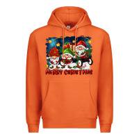Carrot merry christmas gnomies wagon Premium Hoodie - FaDigitalArtStudio