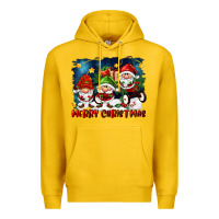 Lemon merry christmas gnomies wagon Premium Hoodie - FaDigitalArtStudio