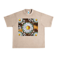 French Oak western daisy and cowhide tumbler tbs Urban Heavy Tee - TumblerDesignByShophia