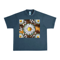Midnight Navy western daisy and cowhide tumbler tbs Urban Heavy Tee - TumblerDesignByShophia