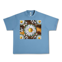 Pebble Blue western daisy and cowhide tumbler tbs Urban Heavy Tee - TumblerDesignByShophia