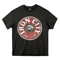 Asphalt vintage retro iron city(beer) proof Heavy Core Tee - lanVoArt