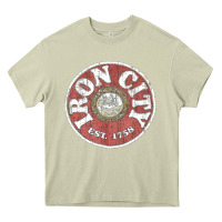 Mossy vintage retro iron city(beer) proof Heavy Core Tee - lanVoArt