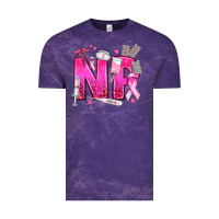 Cloud Purple breast cancer np nurse practitioner Vintage Tee - texasbilliewilder