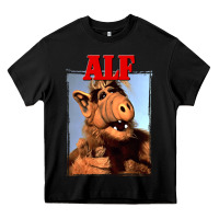 Black alf vintage classic Heavy Core Tee - lanVoArt