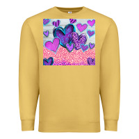 Antique Gold love Premium Sweatshirt - CowhideDigitalArt
