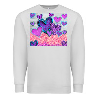 Dove Grey love Premium Sweatshirt - CowhideDigitalArt