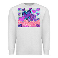 Oatmeal Heather love Premium Sweatshirt - CowhideDigitalArt