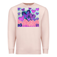 Pale Pink love Premium Sweatshirt - CowhideDigitalArt
