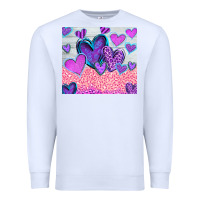 White love Premium Sweatshirt - CowhideDigitalArt