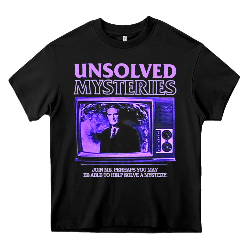 Unsolved Mysteries Robert Stack Heavy Core Tee by lanVoArt | Teevron