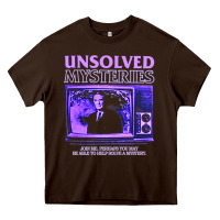 Chocolate Brown unsolved mysteries robert stack Heavy Core Tee - lanVoArt