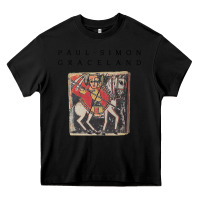 Black paul simon graceland Heavy Core Tee - lanVoArt