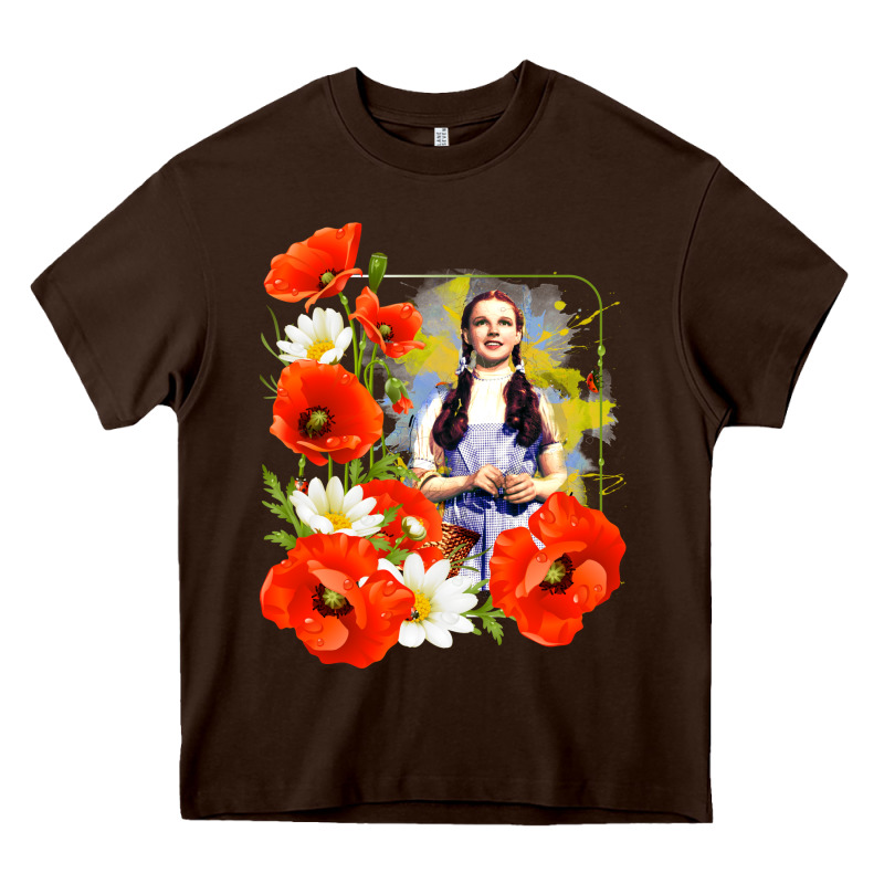 Dorothy Poppies Heavy Core Tee by lanVoArt | Teevron