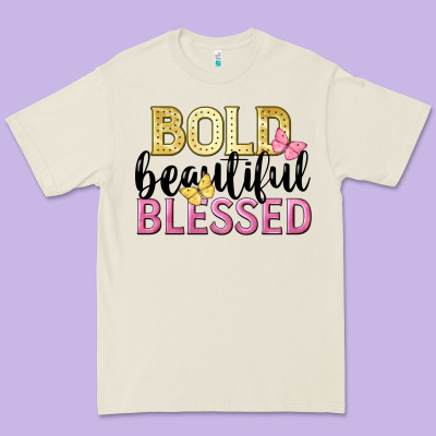 Bold Beautiful Blessed Premium Tee Designed By Lillyallendesigns